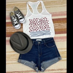 NWOT 4 of July Tank Top 🇺🇸 Get Ready for this Patriotic Weekend! 💙❤️🤍